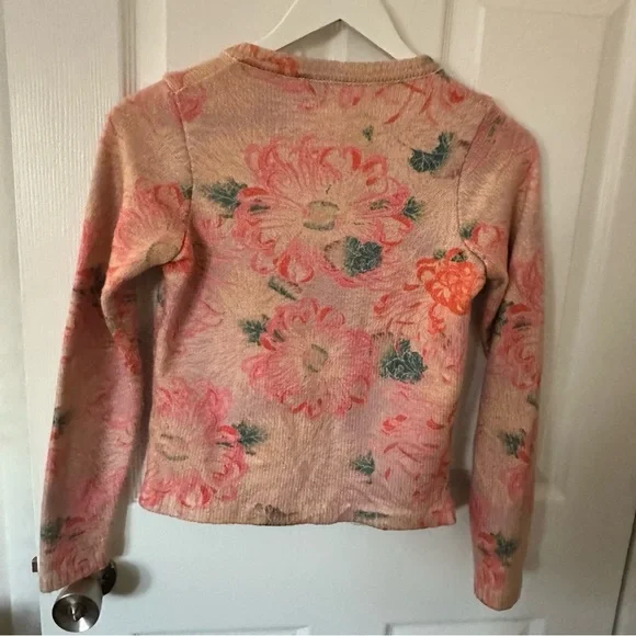 Floral Button Up Sweater - Picture 7 of 8